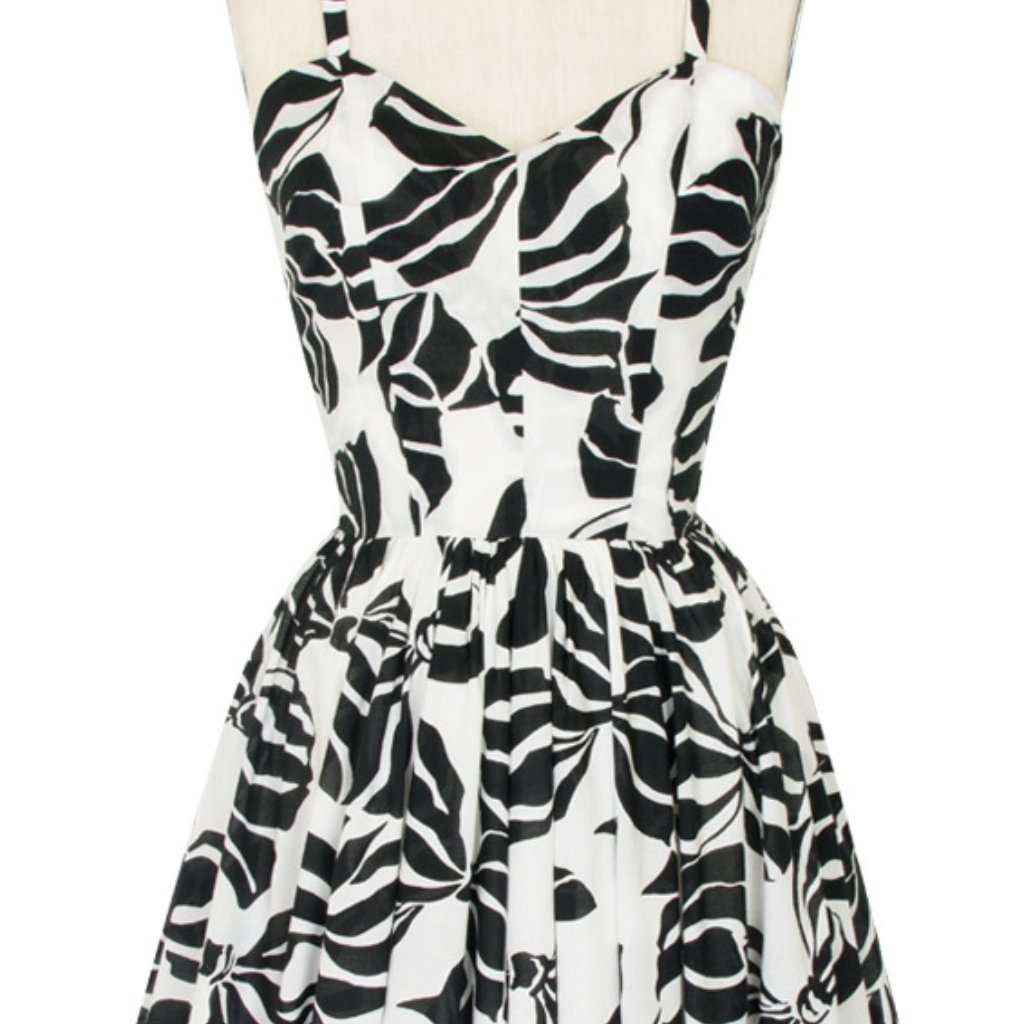 "Zebra Bows" Ruby Mini Dress By Trashy Diva, Sz 2